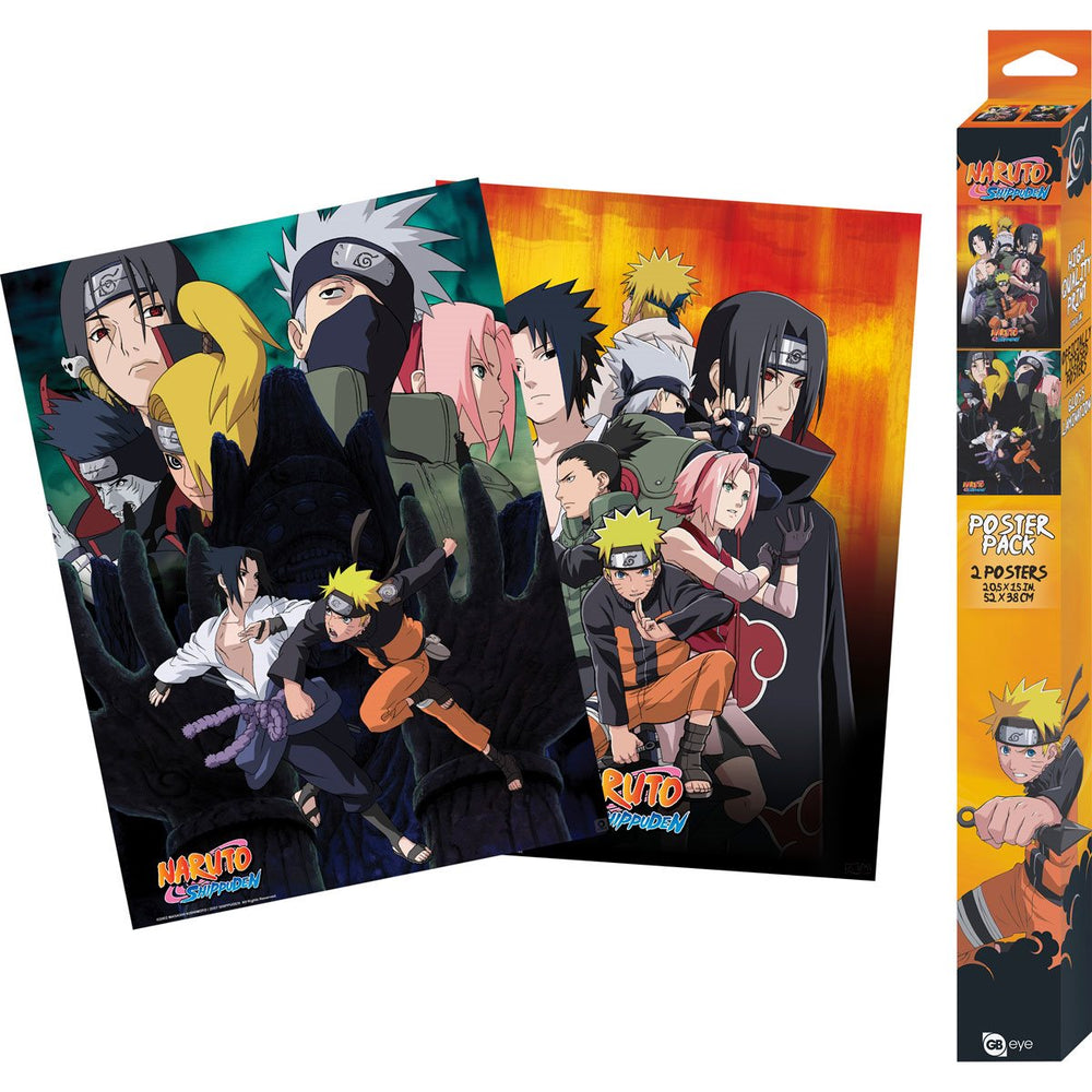 Naruto Shippuden Shinobi Boxed Poster Set (ONLINE ORDER ONLY)