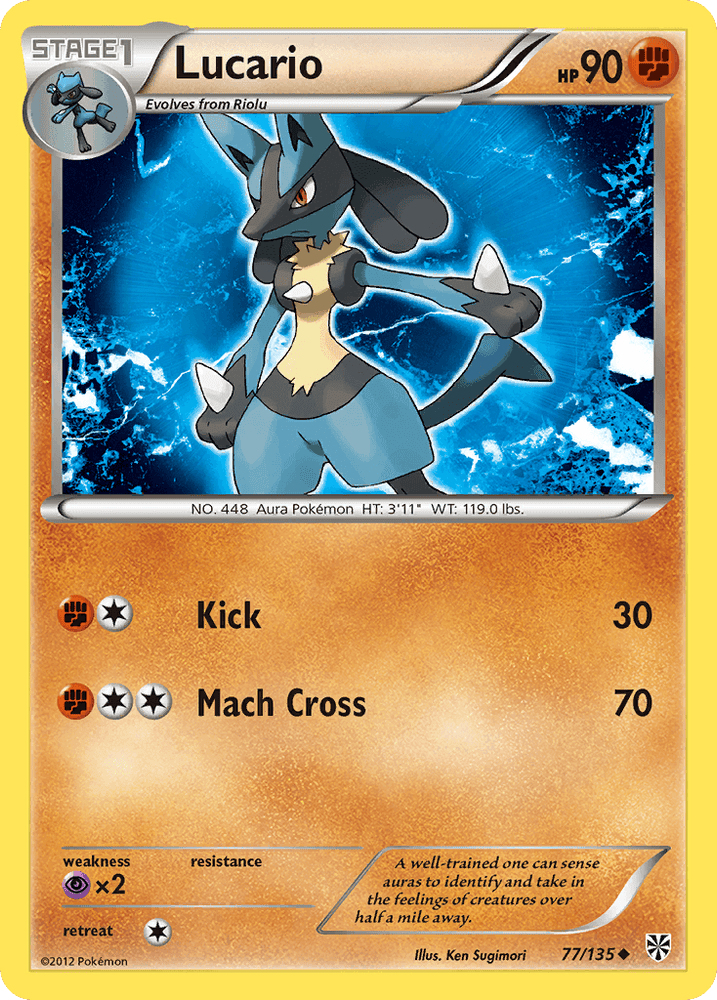 Lucario (77/135) [Black & White: Plasma Storm] (Online Only)