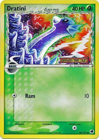 Dratini (46/101) (Delta Species) (Stamped) [EX: Dragon Frontiers] (Online Only)