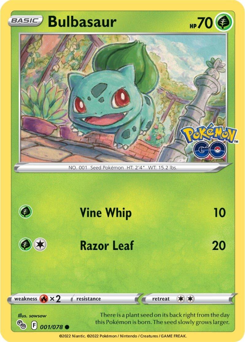 Bulbasaur (001/078) [Pokémon GO] (Online Only)