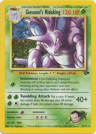 Giovanni's Nidoking (7/132) [Gym Challenge Unlimited] (Online Only)