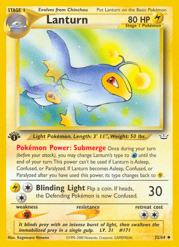 Lanturn (32/64) [Neo Revelation 1st Edition] (Online Only)