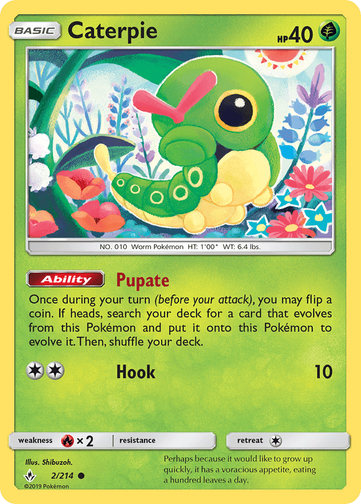 Caterpie (2/214) [Sun & Moon: Unbroken Bonds] (Online Only)