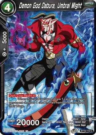 Demon God Dabura, Umbral Might (BT16-112) [Realm of the Gods] (ONLINE ORDER ONLY)