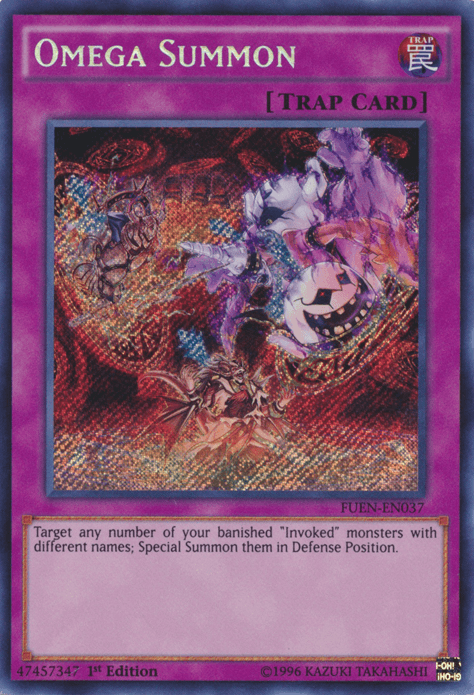 Omega Summon [FUEN-EN037] Secret Rare (ONLINE ORDER ONLY)