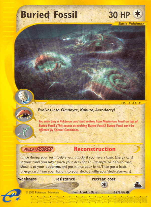 Buried Fossil (47/144) [Skyridge] (Online Only)