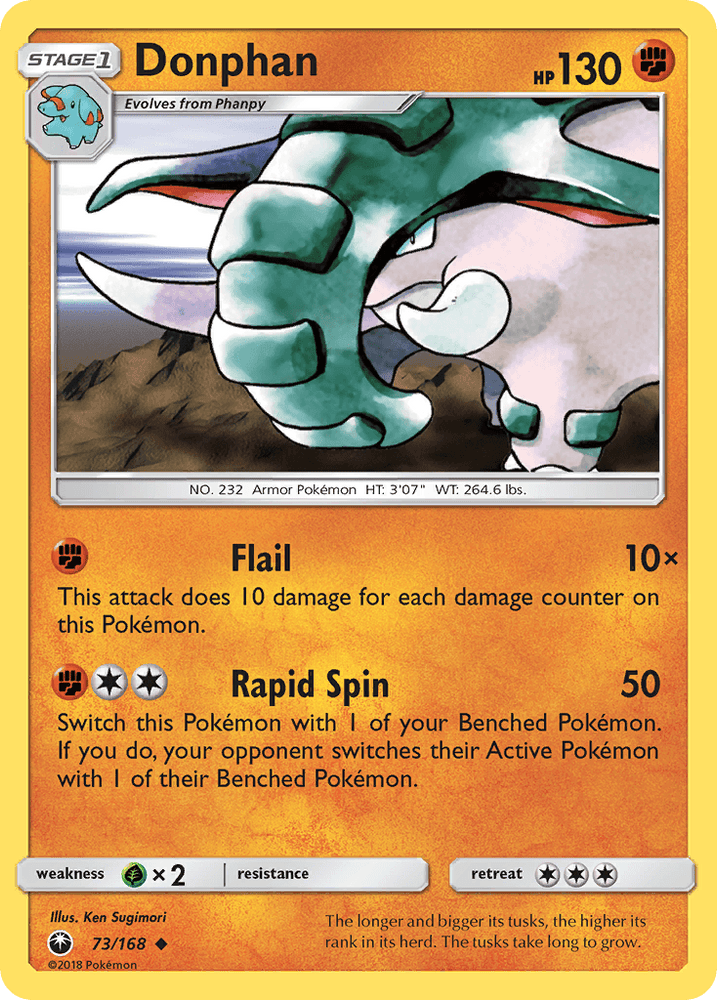 Donphan (73/168) [Sun & Moon: Celestial Storm] (Online Only)