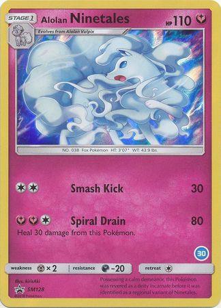 Alolan Ninetales (SM128) (Deck Exclusive #30) [Sun & Moon: Trainer Kit - Alolan Ninetales] (Online Only)