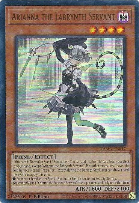 Arianna the Labrynth Servant [TAMA-EN017] Ultra Rare (ONLINE ORDER ONLY)