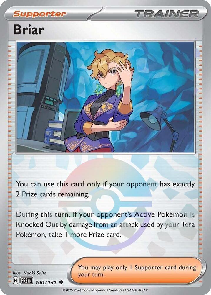 Briar (100/131) (Poke Ball Pattern) [Scarlet & Violet: Prismatic Evolutions] (Online Only)