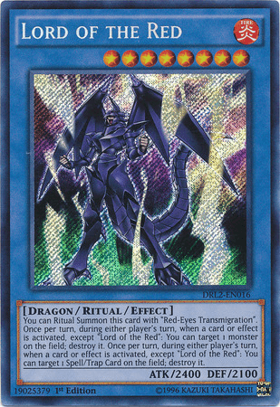 Lord of the Red [DRL2-EN016] Secret Rare (ONLINE ORDER ONLY)