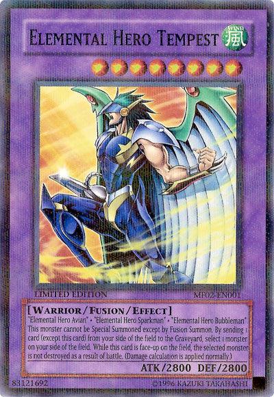 Elemental Hero Tempest [MF02-EN001] Rare (ONLINE ORDER ONLY)