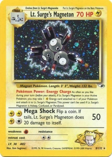 Lt. Surge's Magneton (8/132) [Gym Heroes Unlimited] (Online Only)