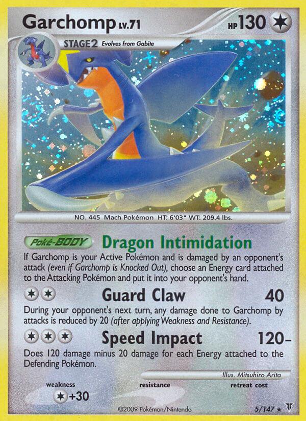 Garchomp (5/147) (Cracked Ice Holo) (Theme Deck Exclusive) [Platinum: Supreme Victors] (Online Only)