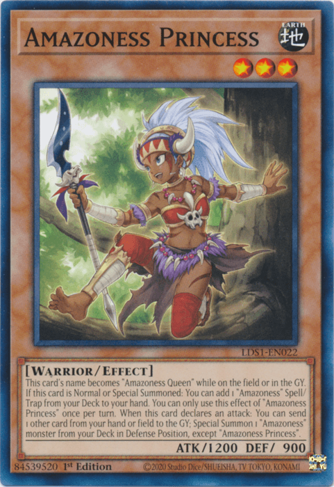 Amazoness Princess [LDS1-EN022] Common (ONLINE ORDER ONLY)