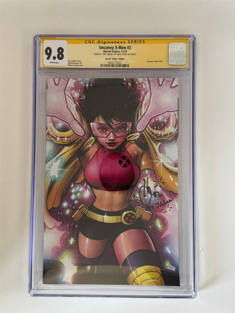 [Signed by Holly Chou] Uncanny X-men #2 CGC 9.8 Yellow Label Szerdy Exclusive Virgin Var (ONLINE ORDER ONLY)