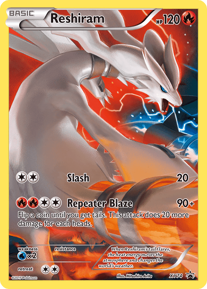 Reshiram (XY74) [XY: Black Star Promos] (Online Only)