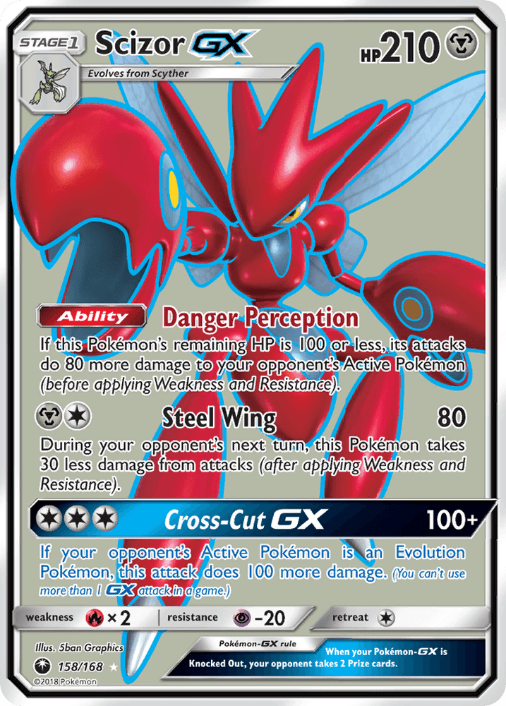 Scizor GX (158/168) [Sun & Moon: Celestial Storm] (Online Only)