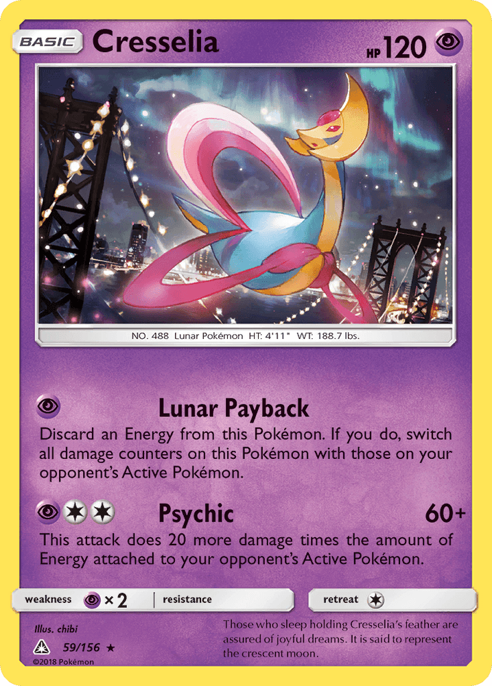 Cresselia (59/156) [Sun & Moon: Ultra Prism] (Online Only)
