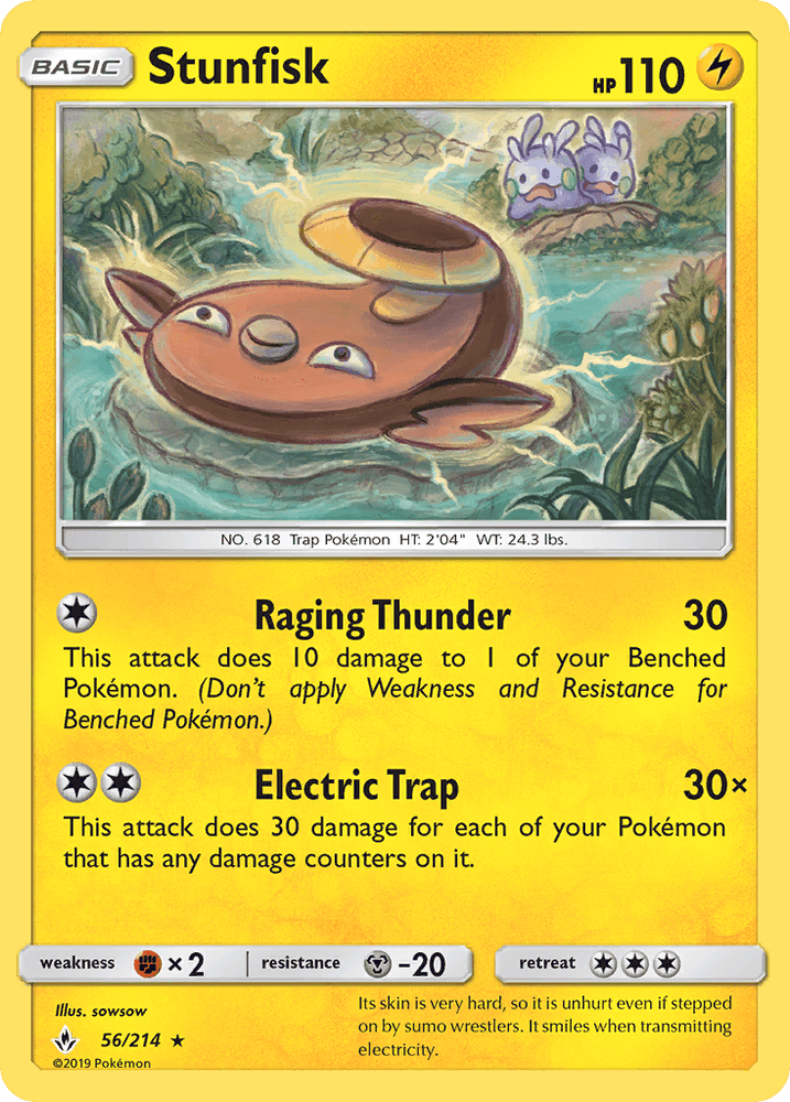 Stunfisk (56/214) [Sun & Moon: Unbroken Bonds] (Online Only)