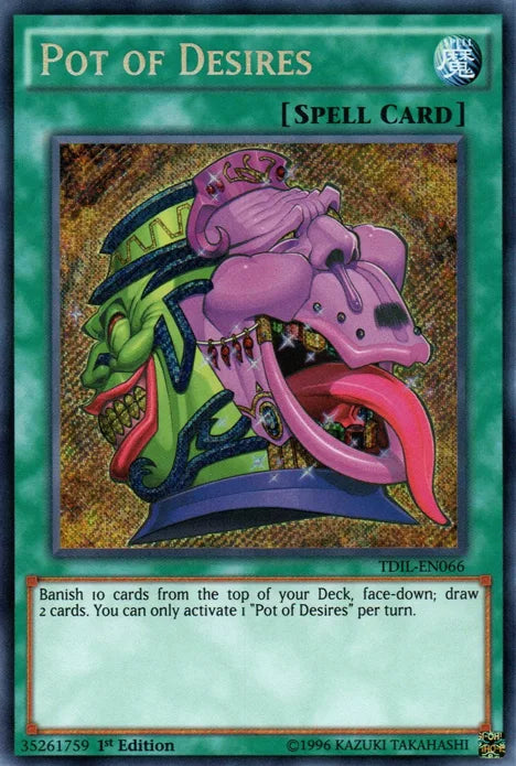 Pot of Desires [TDIL-EN066] Secret Rare
