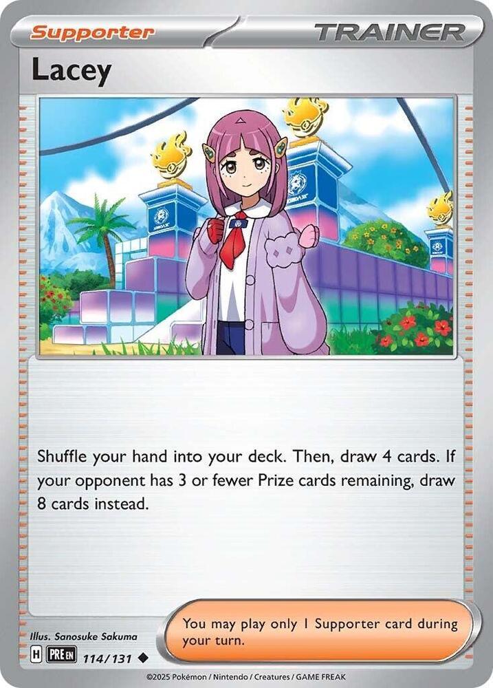 Lacey (114/131) [Scarlet & Violet: Prismatic Evolutions] (Online Only)