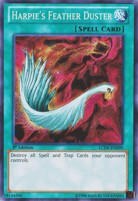 Harpie's Feather Duster [LCJW-EN099] Secret Rare (ONLINE ORDER ONLY)