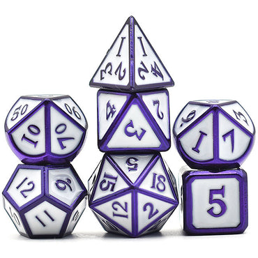 Dark Blue/Purple Electrophoresis Powder with White Dice Metal Set (Online Only)