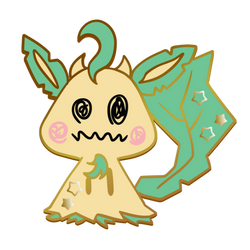 Pokemon: Mimikyu Leafeon Enamel Pin (ONLINE ORDER ONLY)