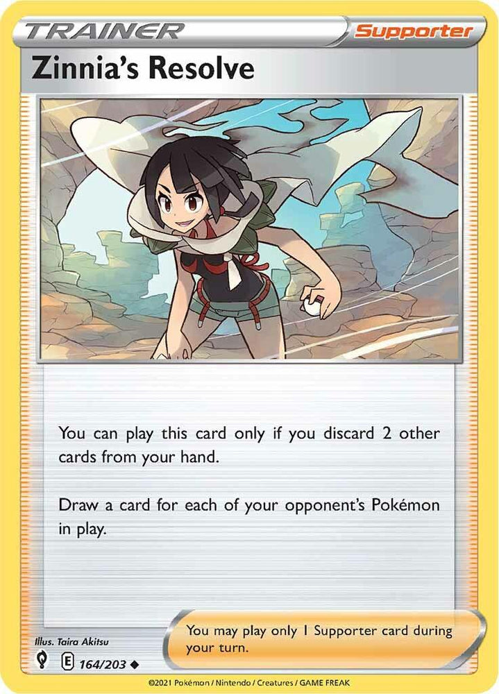 Zinnia's Resolve (164/203) [Sword & Shield: Evolving Skies] (Online Only)