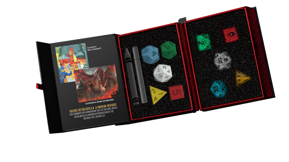 D&D 50th Anniversary Then/Now Dice Set (ONLINE ORDER ONLY)