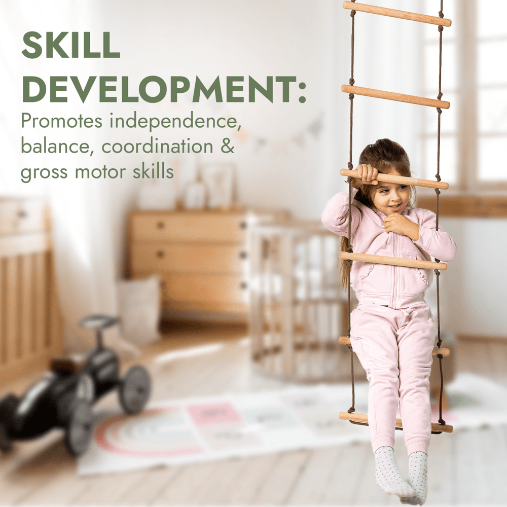 3in1 Swing & Climbing Set: Rope Ladder, Gym Rings & Disc Swing (ONLINE ORDER ONLY)