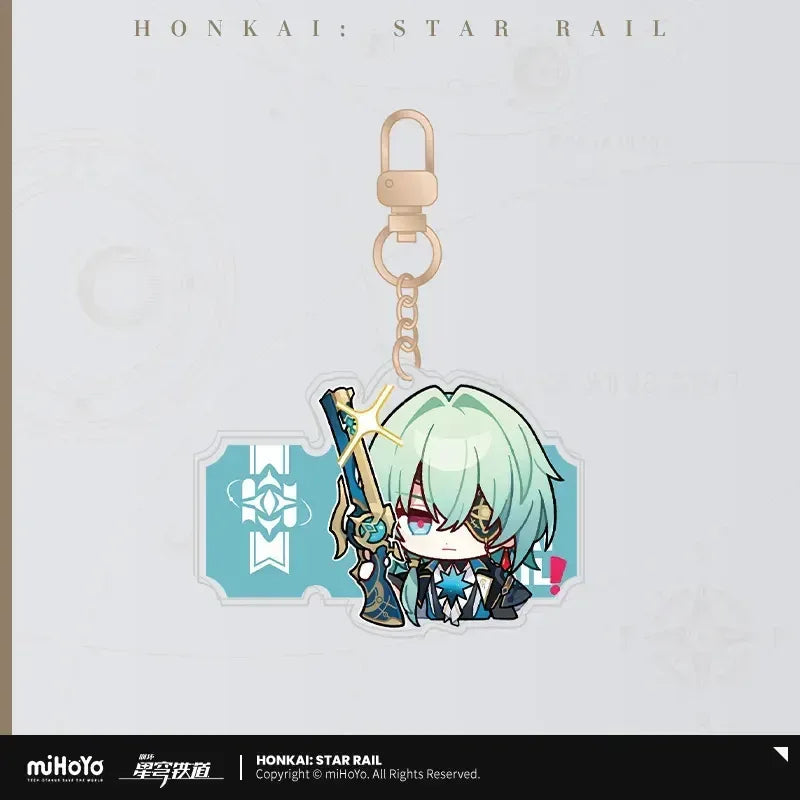 Honkai: Star Rail Pom-Pom Exhibition Series Acrylic Keychain