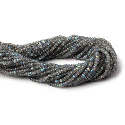 3mm Labradorite Faceted Rondelle Beads 13 inches 150 pieces (ONLINE ORDER ONLY)