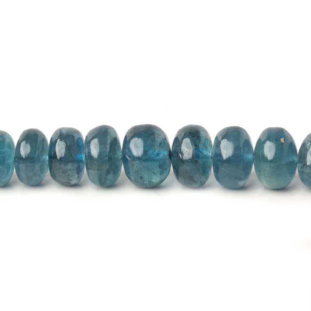 3mm - 8mm Santa Maria Aquamarine Plain Rondelles 18 inch 170 pieces AA (ONLINE ORDER ONLY)