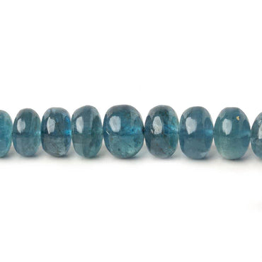 3mm - 8mm Santa Maria Aquamarine Plain Rondelles 18 inch 170 pieces AA (ONLINE ORDER ONLY)