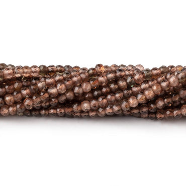 3mm Andalusite Micro Faceted Rondelle Beads 12.5 inch 128 pieces (ONLINE ORDER ONLY)