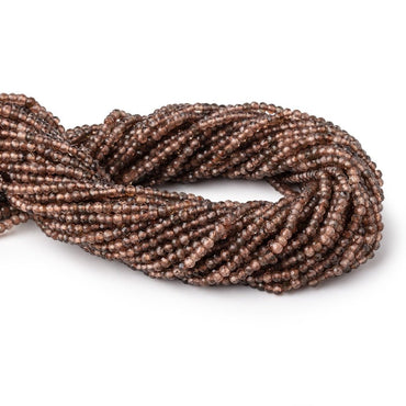 3mm Andalusite Micro Faceted Rondelle Beads 12.5 inch 128 pieces (ONLINE ORDER ONLY)