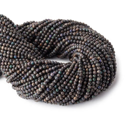 3mm Australian Boulder Opal Micro Faceted Rounds 12.5 inch (ONLINE ORDER ONLY)