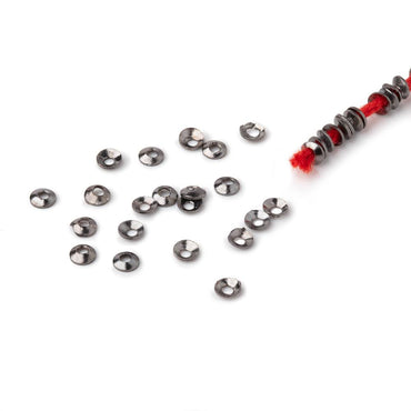 3mm Black Gold Plated Copper Plain Bead Cap 8 inch 380 pieces (ONLINE ORDER ONLY)