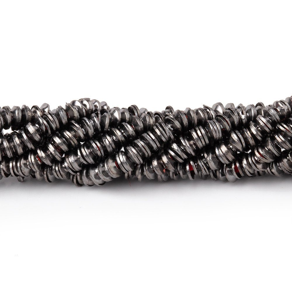 3mm Black Gold Plated Copper Plain Bead Cap 8 inch 380 pieces (ONLINE ORDER ONLY)