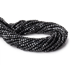 2.5mm Black Spinel Micro Faceted Cube Beads 12.5 inch 106 pieces (ONLINE ORDER ONLY)