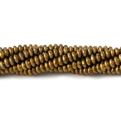 3mm Brass Disc Beads 8 inch 135 pieces (ONLINE ORDER ONLY)