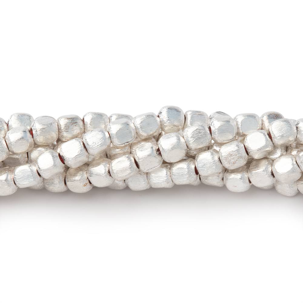 3mm Brushed Cube Beads (ONLINE ORDER ONLY)