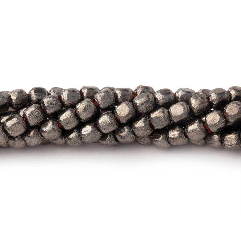 3mm Brushed Cube Beads (ONLINE ORDER ONLY)