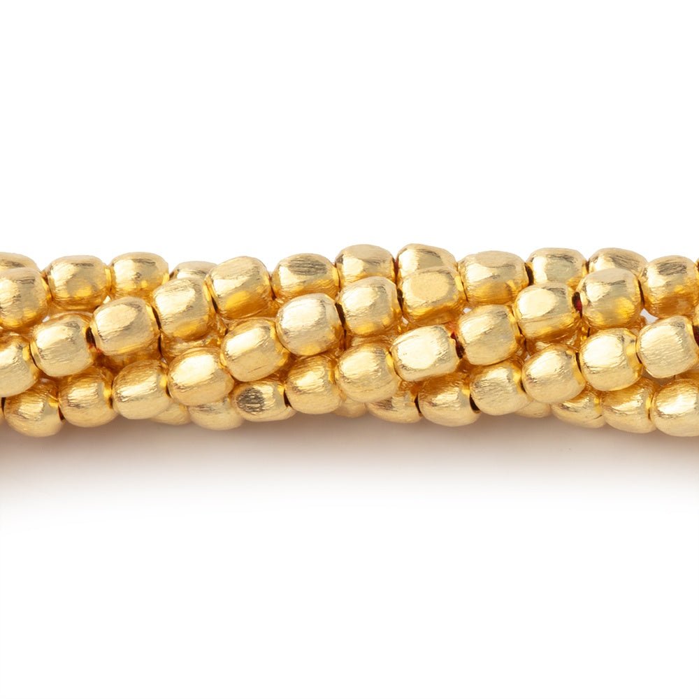 3mm Brushed Cube Beads (ONLINE ORDER ONLY)