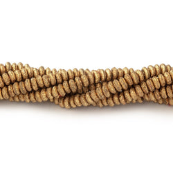 3mm Brushed Disc Beads (ONLINE ORDER ONLY)