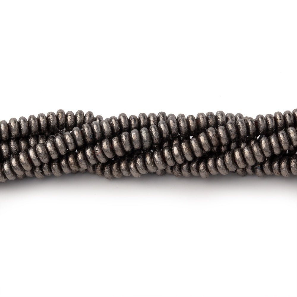 3mm Brushed Disc Beads (ONLINE ORDER ONLY)