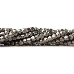 3mm Brushed Faceted Nugget Beads (ONLINE ORDER ONLY)