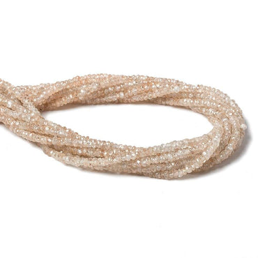 3mm Champagne Zircon faceted rondelle beads 13 inch 200 piece (ONLINE ORDER ONLY)